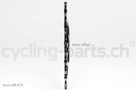 absolute Black Sram Oval Spiderless 6mm Offset 26 Zähne black Kettenblatt