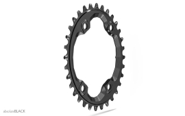 Preview: absolute Black Oval Shimano XT M8000/SLX M7000 32 Zähne black Kettenblatt/HG 12 fach Kette