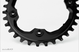 absolute Black Oval Shimano XTR M9000/9020 30 Zähne black Kettenblatt