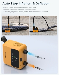 Airbank Pulse Pro E-Pump Elektrische Pumpe Stand Up Paddle