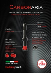 Barbieri Carbonaria Carbon Tubeless Ventile 35mm