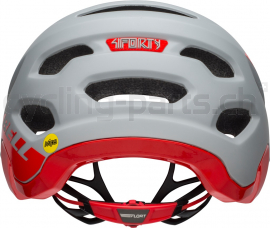 Bell 4Forty MIPS matte/gloss gray/crimson S 52-56 cm Helm