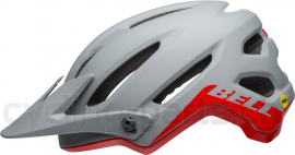 Bell 4Forty MIPS matte/gloss gray/crimson S 52-56 cm Helm