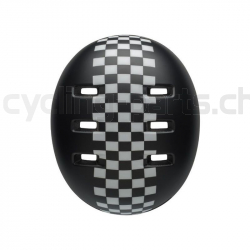 Bell Lil Ripper matte black/whtie checkers S 48-55 cm Kinderhelm