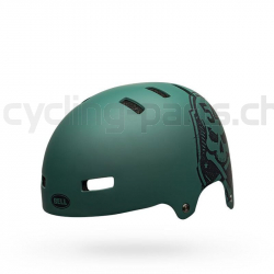 Bell Local matte green/black skull L 59-61.5 cm Helm