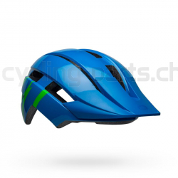 Bell Sidetrack II YC MIPS gloss bleu/green strike UY 50-57 cm Kinder-/Jugendhelm