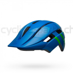 Bell Sidetrack II YC MIPS gloss bleu/green strike UY 50-57 cm Kinder-/Jugendhelm