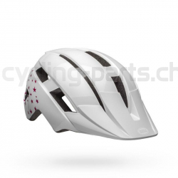 Bell Sidetrack II YC MIPS gloss white strars UC 47-54 cm Kinder-/Jugendhelm