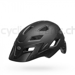 Preview: Bell Sidetrack matte black/silver fragments UC 47-54 cm Kinderhelm