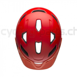 Bell Sidetrack matte red/orange UC 47-54 cm Kinderhelm