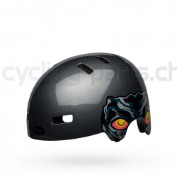 Bell Span gloss gunmetal nightwalker XS 49-53 cm Kinderhelm