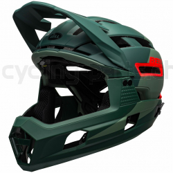 Bell Super Air R Spherical MIPS matte/gloss green/infrared M 55-59 cm Helm