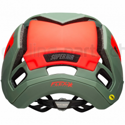 Bell Super Air Spherical MIPS matte/gloss green/infrared L 58-62 cm Helm