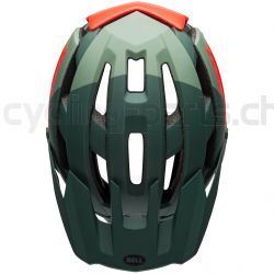 Bell Super Air Spherical MIPS matte/gloss green/infrared S 52-56 cm Helm