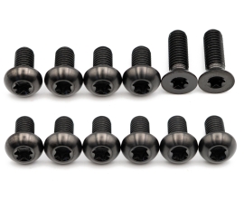 Better Bolts Bremsscheiben/Specialized Speed Sensor Befestigungsschrauben Kit Titan black