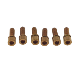 Preview: Better Bolts Burgtec MK3 Enduro Vorbau M5x16mm Titan Schrauben-Kit copper