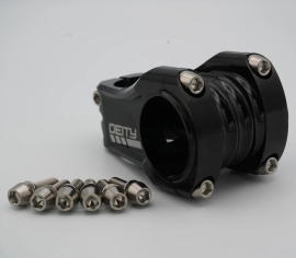 Preview: Better Bolts Deity Copperhead Vorbau M6x19mm Titan Schrauben-Kit silver