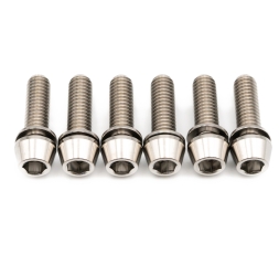 Better Bolts Deity Copperhead Vorbau M6x19mm Titan Schrauben-Kit silver