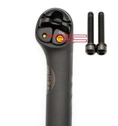 Preview: Better Bolts Enve Sattelstütze Klemmschrauben Kit Titan black