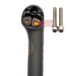 Preview: Better Bolts Enve Sattelstütze Klemmschrauben Kit Titan silver