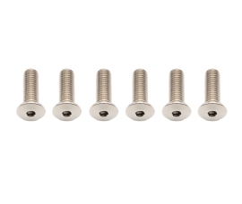 Better Bolts Flaschenhalterschrauben-Kit Low Profile (6 Stk.) M5x15mm Titan silver