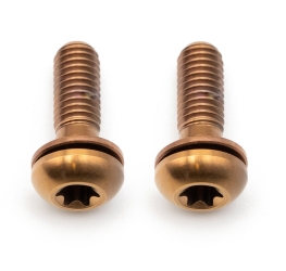 Better Bolts Flat Mount Befestigungsschrauben Kit Titan M5x15mm copper