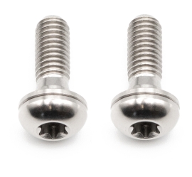Better Bolts Flat Mount Befestigungsschrauben Kit Titan M5x17mm silver