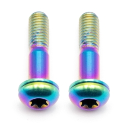 Better Bolts Flat Mount Befestigungsschrauben Kit Titan M5x22mm rainbow