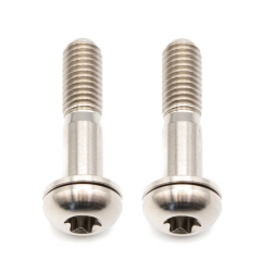 Better Bolts Flat Mount Befestigungsschrauben Kit Titan M5x27mm silver