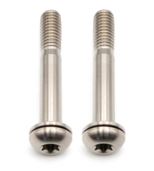 Better Bolts Flat Mount Befestigungsschrauben Kit Titan M5x32mm silver