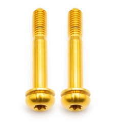 Better Bolts Flat Mount Befestigungsschrauben Kit Titan M5x37mm gold