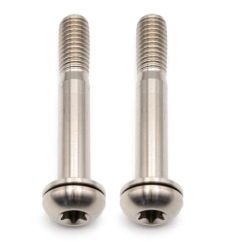 Better Bolts Flat Mount Befestigungsschrauben Kit Titan M5x42mm silver