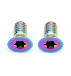 Better Bolts Flat Mount Adpter-Befestigungsschrauben Kit Titan versenkt M5x10mm rainbow