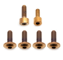 Better Bolts Fox 34 SL Grip/Grip2/GripX/Grip X2/Rhythm Federgabel Schrauben-Kit Titan copper
