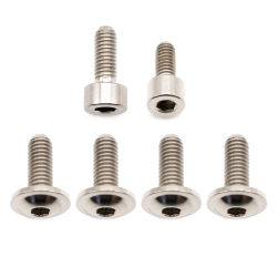 Better Bolts Fox 34 SL Grip/Grip2/GripX/Grip X2/Rhythm Federgabel Schrauben-Kit Titan silver