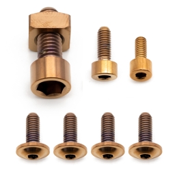 Better Bolts Fox 36 Grip/Grip2/GripX/Grip X2/Rhythm (2026+) Federgabel Schrauben-Kit Titan copper