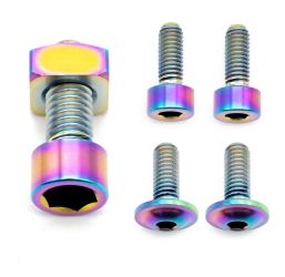 Better Bolts Fox 36 Fit4/Grip SL (2021-2025) Federgabel Schrauben-Kit Titan rainbow