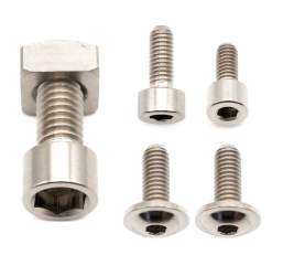 Better Bolts Fox 38 Grip/Grip2/GripX/Grip X2/Rhythm Federgabel Schrauben-Kit Titan silver