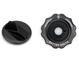 Better Bolts Fox 36/38/40 Grip 2/Grip X2/Grip X Federgabel HSC Dial Top Cap/Air Cap black