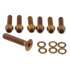 Better Bolts Enve IN-Route/IN-Route High Rise Vorbau Titan Schrauben-Kit copper