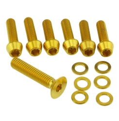 Better Bolts Enve IN-Route/IN-Route High Rise Vorbau Titan Schrauben-Kit gold