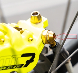 Preview: Better Bolts Magura MT5/MT7 Disc Brake Schrauben Kit Titan gold