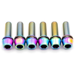 Better Bolts Raceface Turbine R Vorbau M5x17mm Titan Schrauben-Kit rainbow