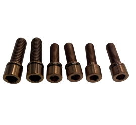 Better Bolts Race Face Aeffect R Vorbau M5x18mm/M6x20mm Titan Schrauben-Kit copper