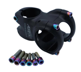 Better Bolts Raceface Aeffect R Vorbau M5x18mm/M6x20mm Titan Schrauben-Kit rainbow