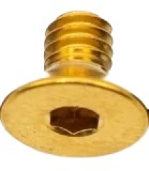 Better Bolts Rock Shox Vivid/Super Deluxe 2023+ (Coil/Air) Dämfer Compression Bolt Titan gold