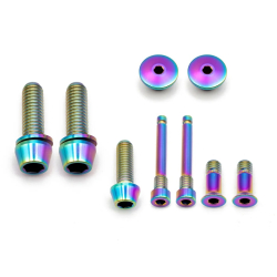 Better Bolts Shimano Ultegra/105/GRX Groupset Schrauben Kit Titan rainbow
