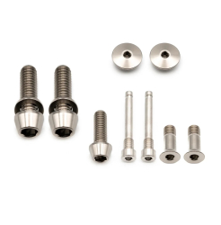 Better Bolts Shimano Ultegra/105/GRX Groupset Schrauben Kit Titan silver