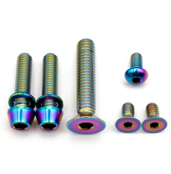 Better Bolts Specialized Roval Rapide/Roval Alpinist II Integrated Cockpit Titan Schrauben-Kit rainbow