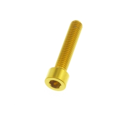 Better Bolts Titan Schraube zu Steuersatz Top Cap M6x35 gold